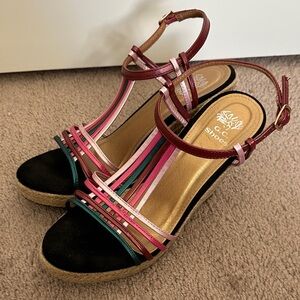 Women's Multicolor Strappy Sandals Size US9